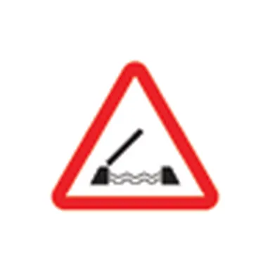 UAE road sign: Opening or swing bridge ahead