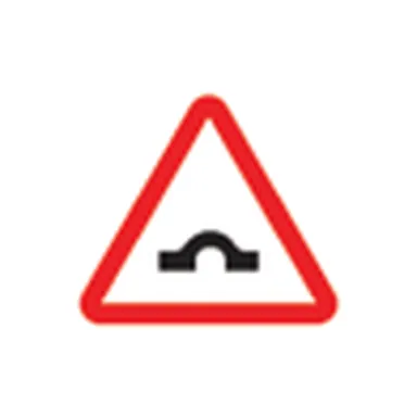 UAE road sign: Bridge ahead