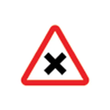 UAE road sign: Junction ahead