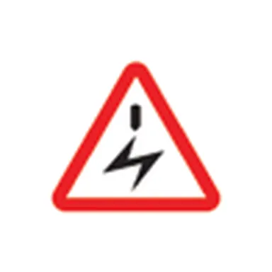 UAE road sign: Electric cable