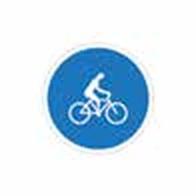 UAE road sign: Cycle route
