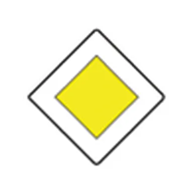 UAE road sign: Primary road