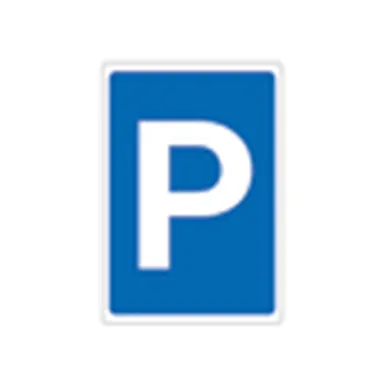 UAE road sign: Parking